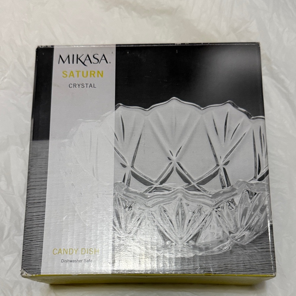 Mikasa Saturn Crystal Candy Bowl